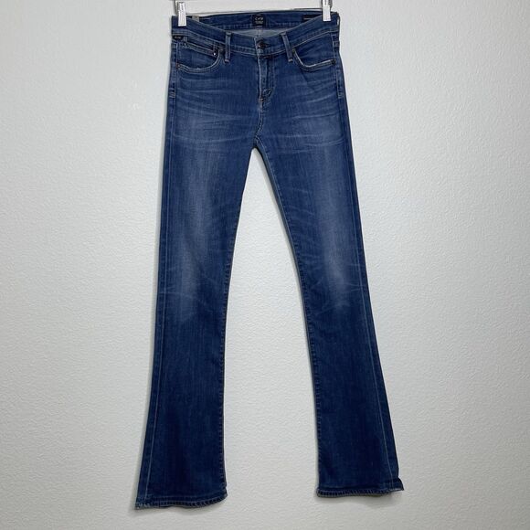 Citizens of Humanity Jeans Slim Fit Bootcut Emannuelle Sz 26 Low Rise 34" Denim - Picture 1 of 16